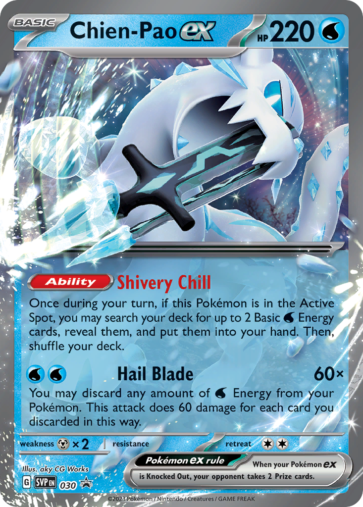 Chien-Pao ex — Scarlet & Violet Black Star Promos #030 / 224