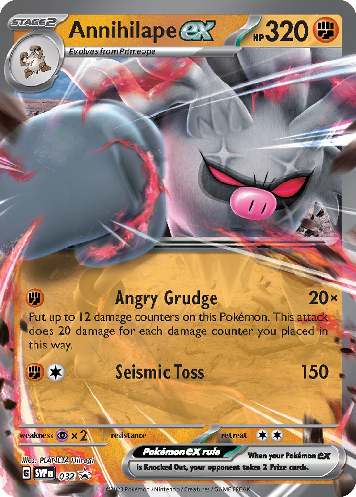 Annihilape ex — Scarlet & Violet Black Star Promos #032 / 224