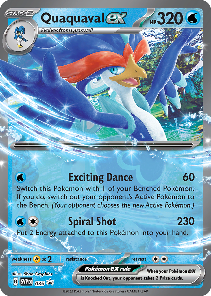 Quaquaval ex — Scarlet & Violet Black Star Promos #035 / 224