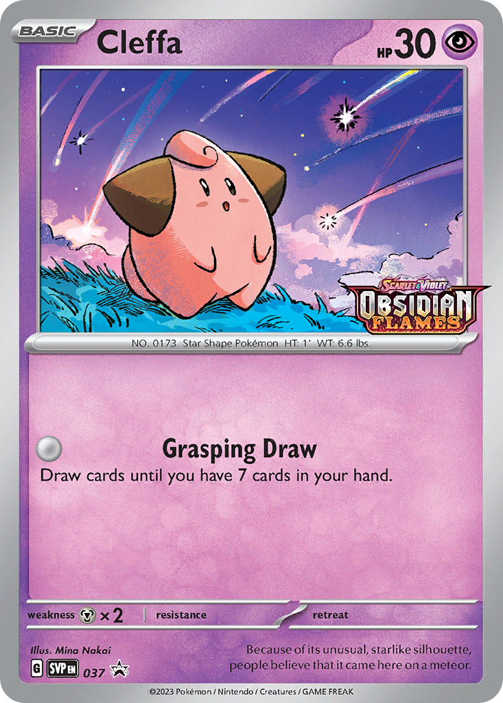 Cleffa — Scarlet & Violet Black Star Promos #037 / 224