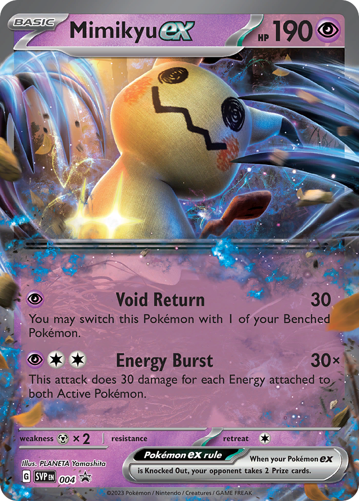 Mimikyu ex — Scarlet & Violet Black Star Promos #004 / 224