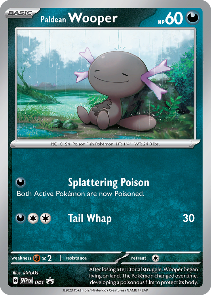 Paldean Wooper — Scarlet & Violet Black Star Promos #041 / 224