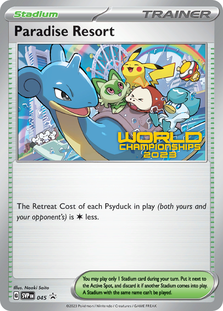 Paradise Resort — Scarlet & Violet Black Star Promos #045 / 224