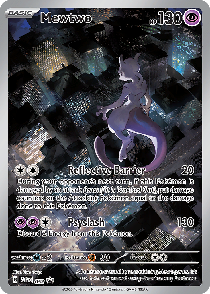 Mewtwo — Scarlet & Violet Black Star Promos #052 / 224