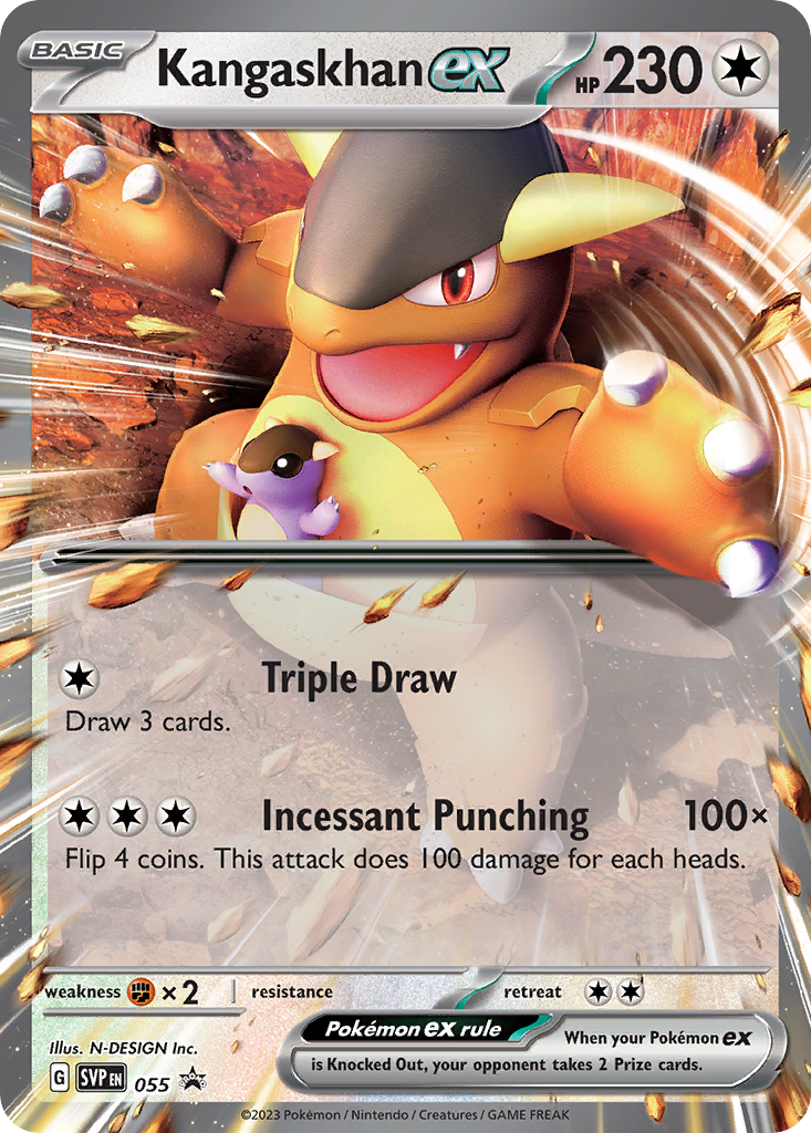 Kangaskhan ex — Scarlet & Violet Black Star Promos #055 / 224