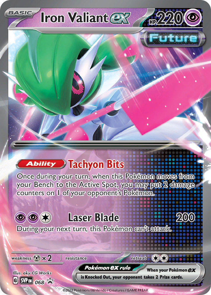 Iron Valiant ex — Scarlet & Violet Black Star Promos #068 / 224