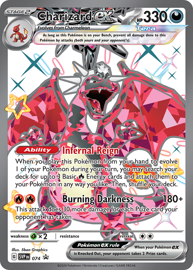 Charizard ex — Scarlet & Violet Black Star Promos #074 / 224