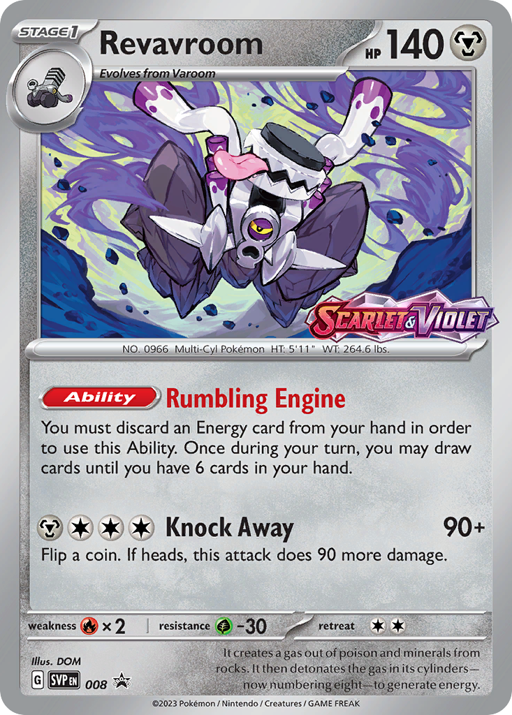 Revavroom — Scarlet & Violet Black Star Promos #008 / 224