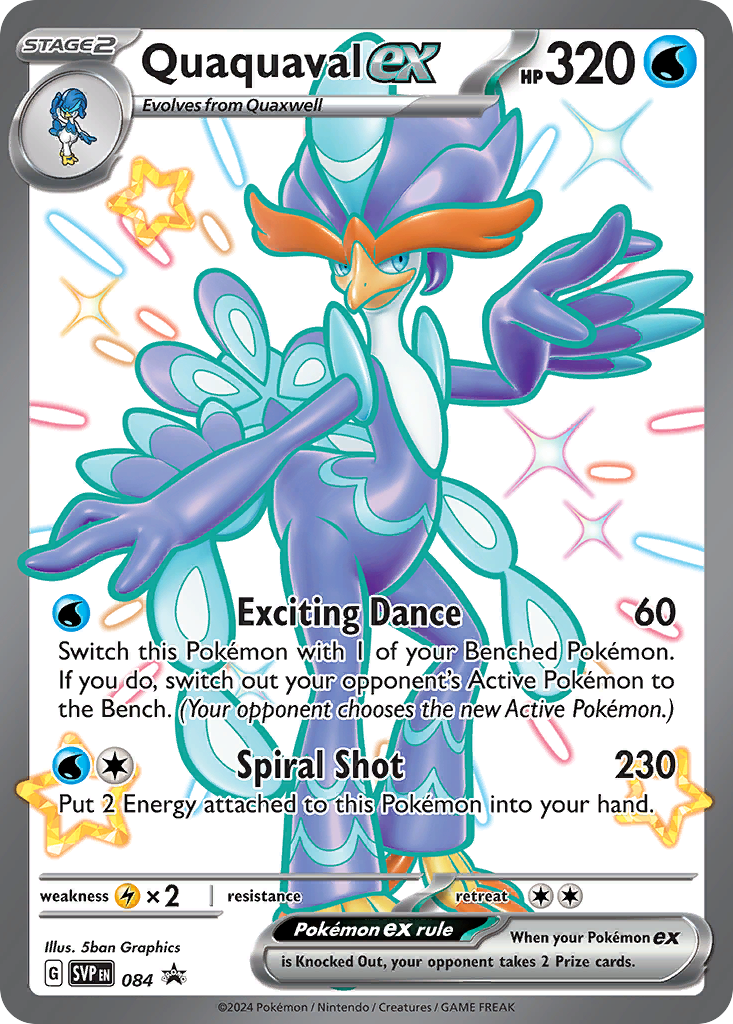Quaquaval ex — Scarlet & Violet Black Star Promos #084 / 224