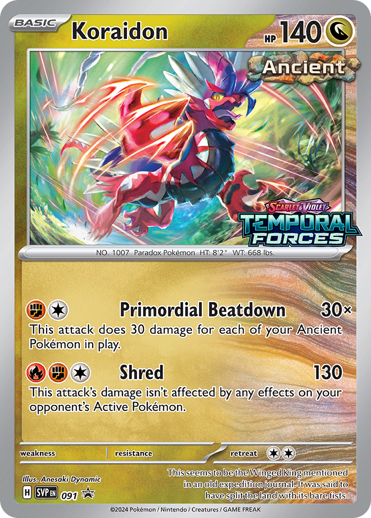 Koraidon — Scarlet & Violet Black Star Promos #091 / 224