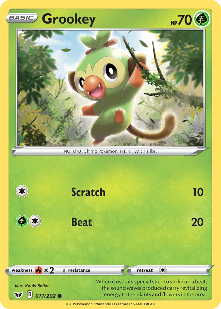 Grookey — Sword & Shield #011 / 202
