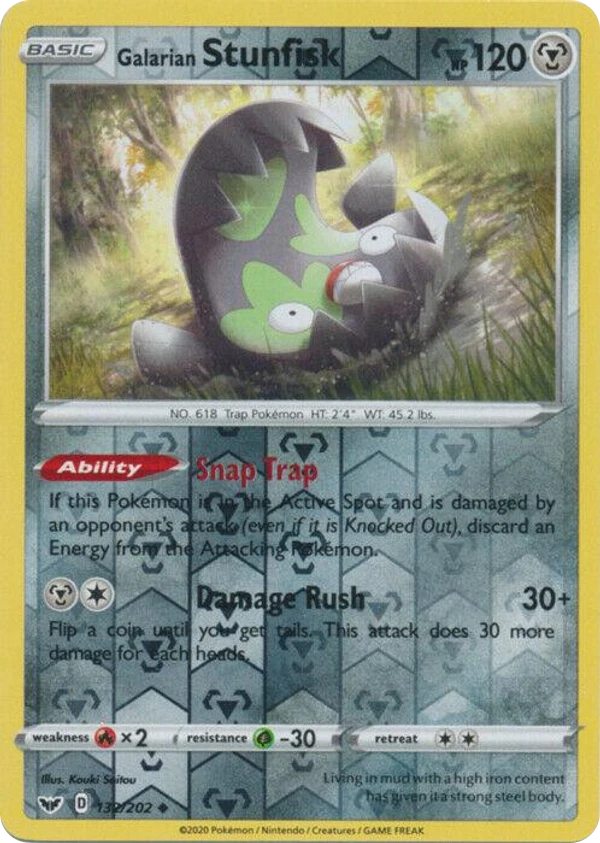 Galarian Stunfisk — Sword & Shield #132 / 202