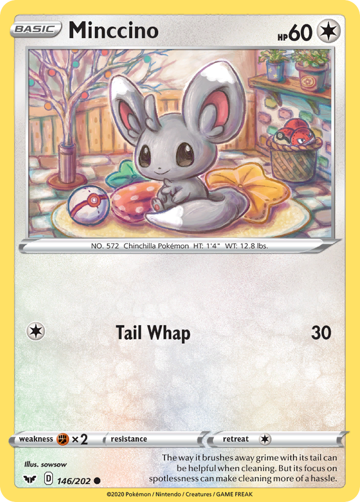 Minccino — Sword & Shield #146 / 202