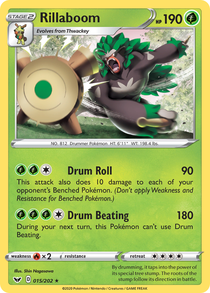 Rillaboom — Sword & Shield #015 / 202