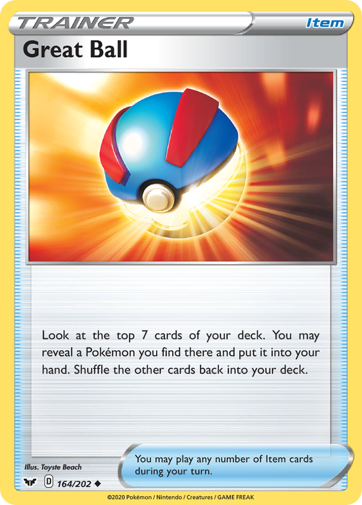 Great Ball — Sword & Shield #164 / 202