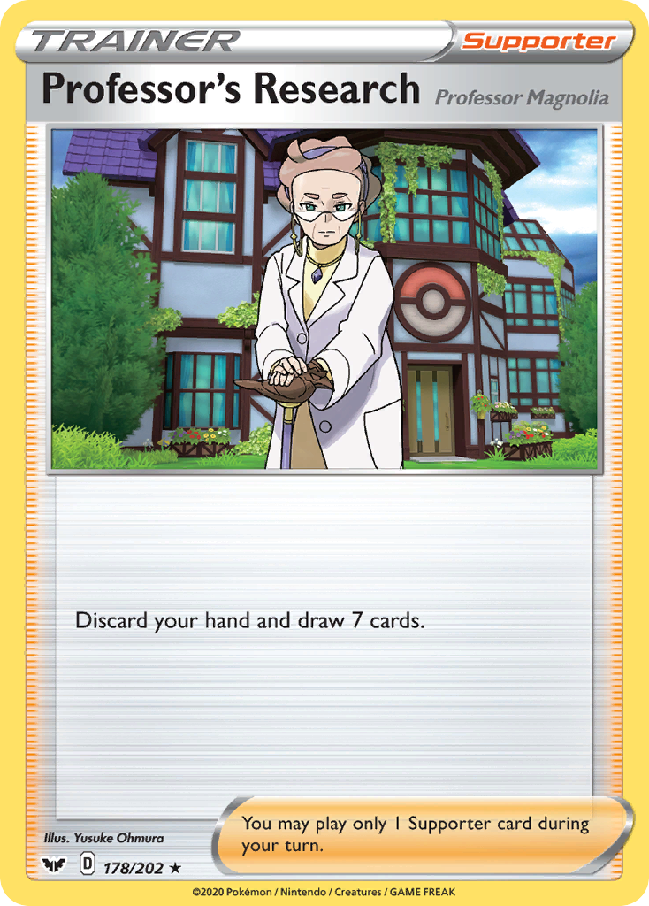 Professor's Research (Professor Magnolia) — Sword & Shield #178 / 202