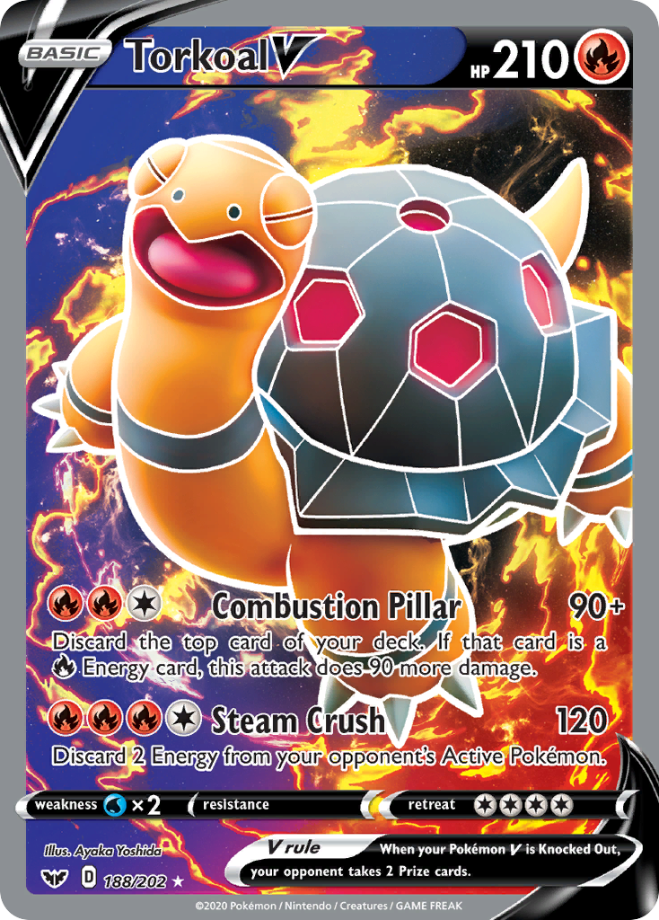 Torkoal V — Sword & Shield #188 / 202