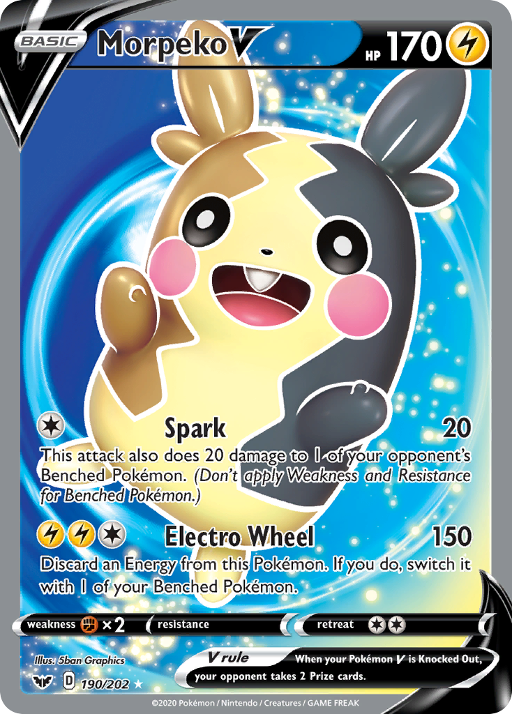 Morpeko V — Sword & Shield #190 / 202