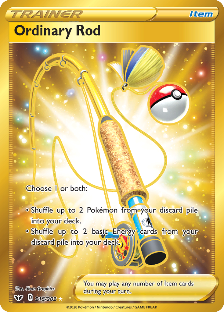 Ordinary Rod — Sword & Shield #215 / 202