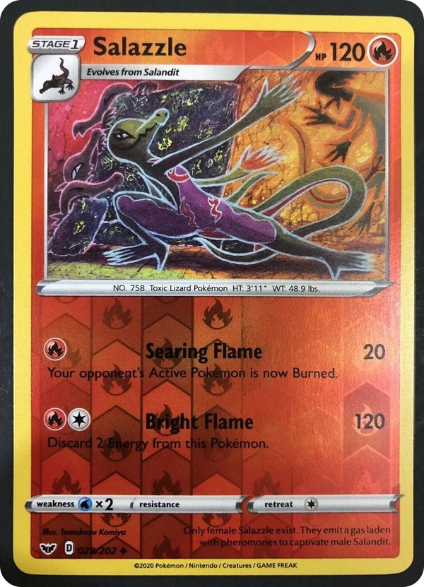 Salazzle — Sword & Shield #028 / 202