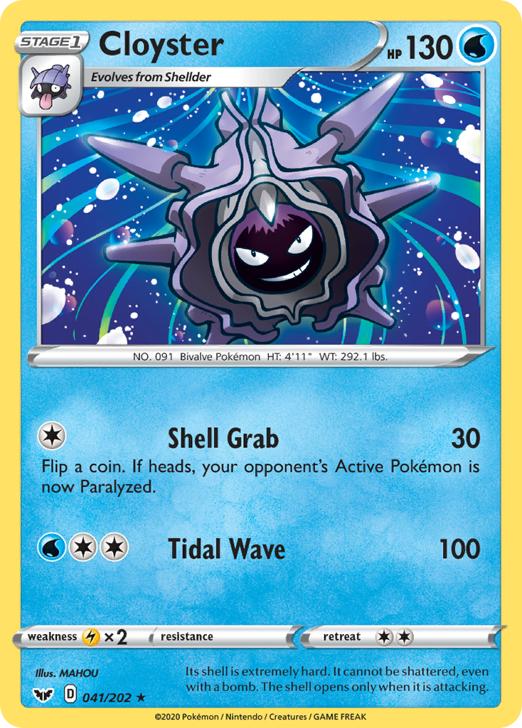 Cloyster — Sword & Shield #041 / 202