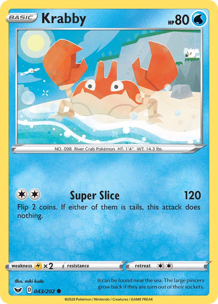Krabby — Sword & Shield #043 / 202
