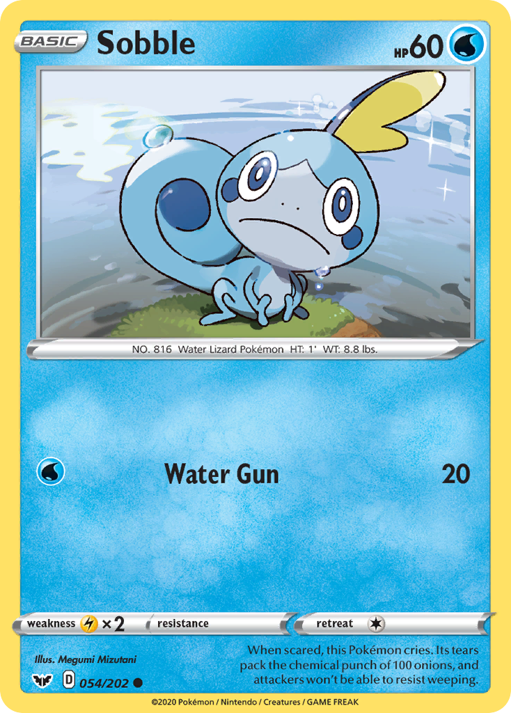 Sobble — Sword & Shield #054 / 202