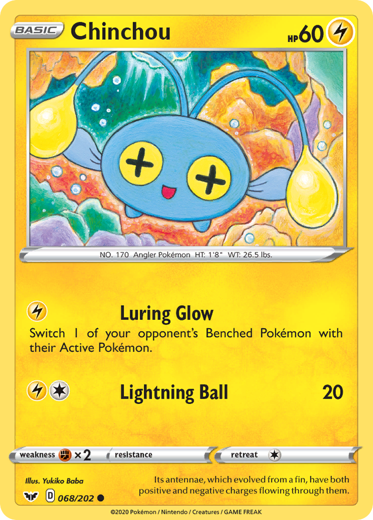 Chinchou — Sword & Shield #068 / 202
