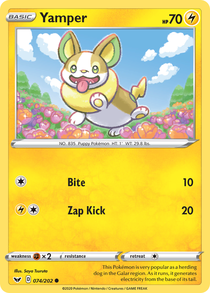 Yamper — Sword & Shield #074 / 202