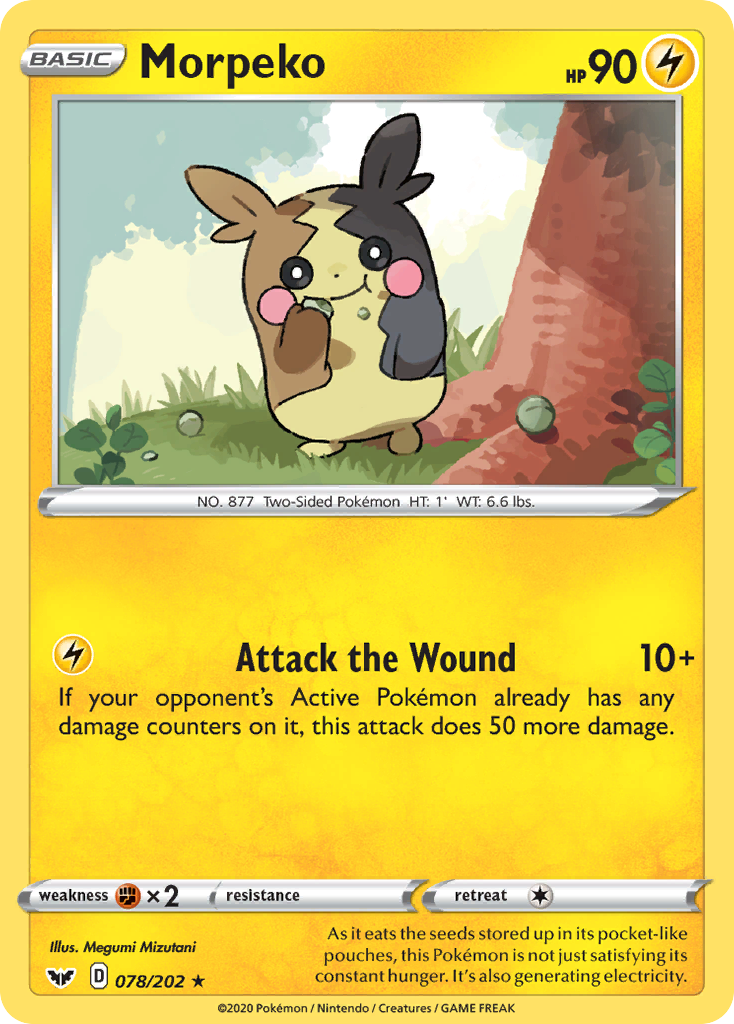 Morpeko — Sword & Shield #078 / 202
