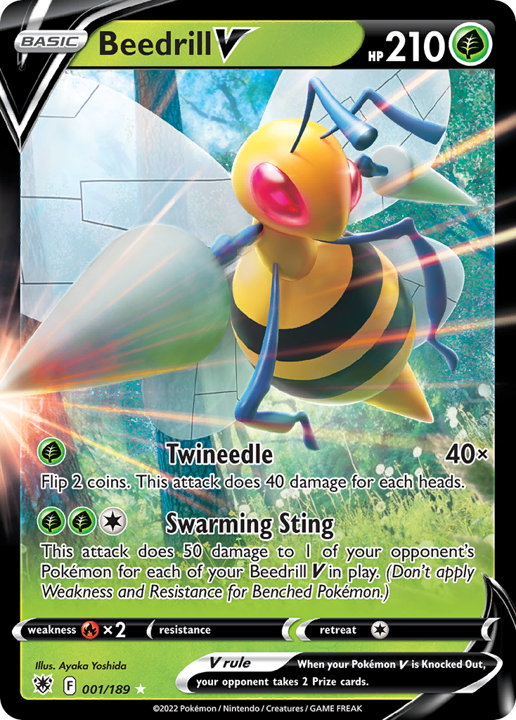 Beedrill V — Astral Radiance #001 / 189