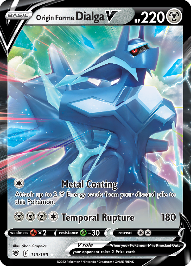 Origin Forme Dialga V — Astral Radiance #113 / 189