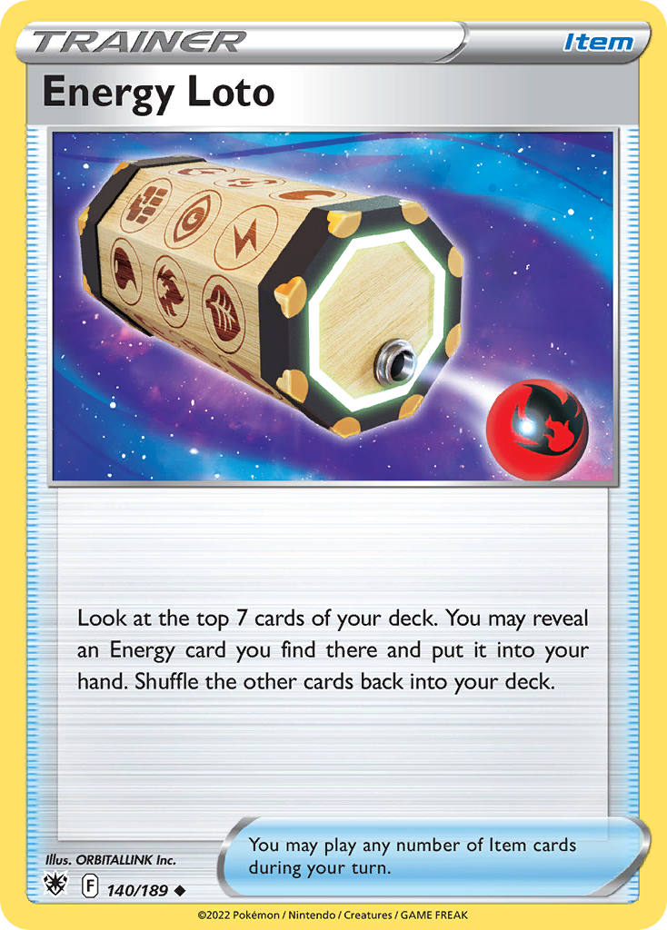 Energy Loto — Astral Radiance #140 / 189