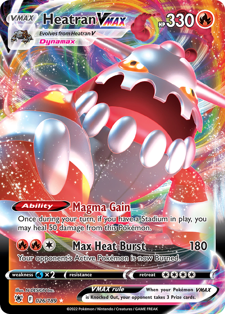 Heatran VMAX — Astral Radiance #026 / 189