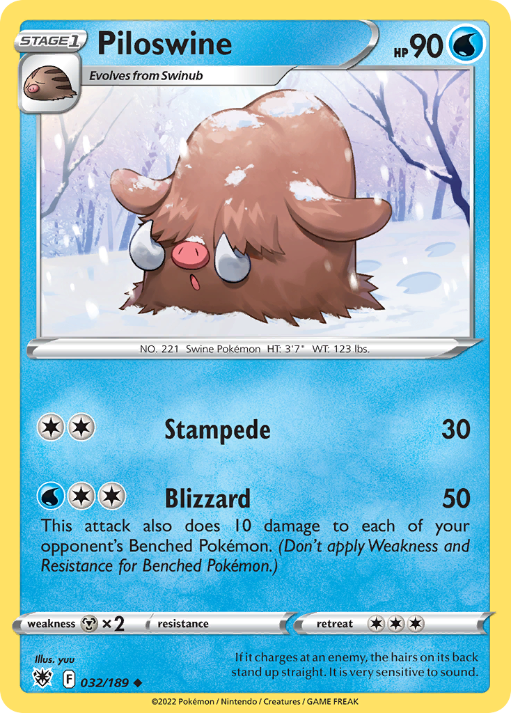 Piloswine — Astral Radiance #032 / 189