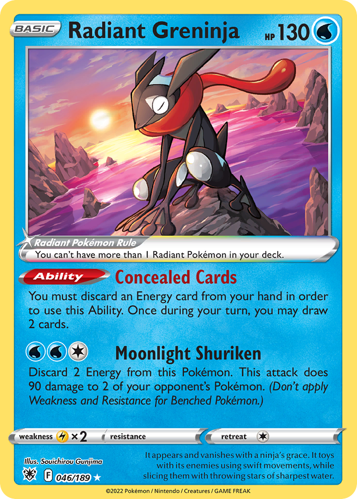 Radiant Greninja — Astral Radiance #046 / 189