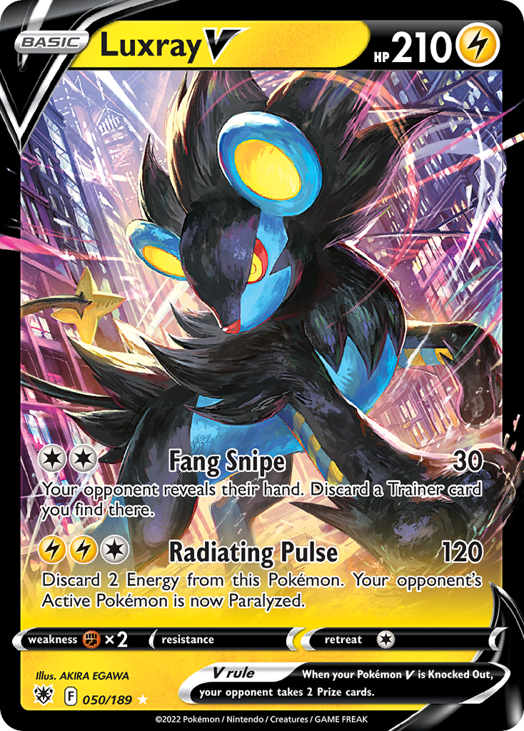 Luxray V — Astral Radiance #050 / 189