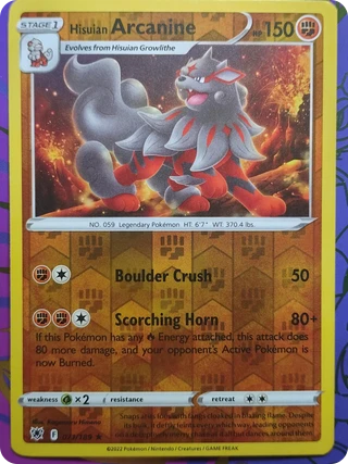 Hisuian Arcanine
