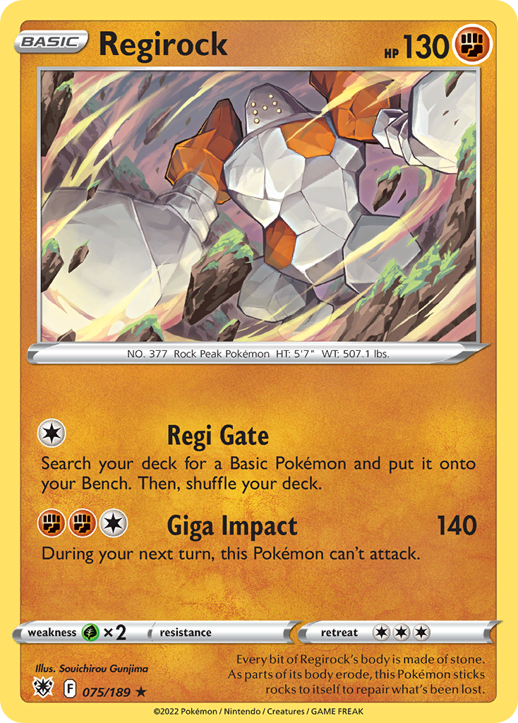 Regirock — Astral Radiance #075 / 189