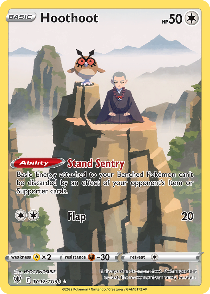 Hoothoot — Astral Radiance Trainer Gallery #012 / 30