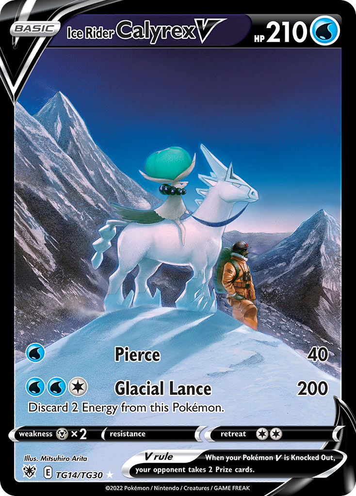 Ice Rider Calyrex V — Astral Radiance Trainer Gallery #014 / 30