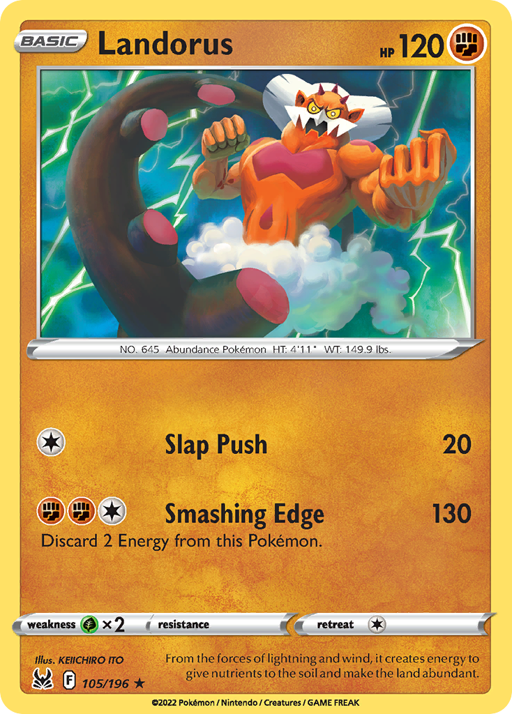 Landorus — Lost Origin #105 / 196