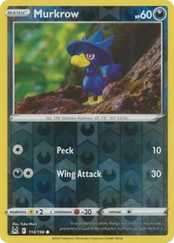 Murkrow — Lost Origin #114 / 196