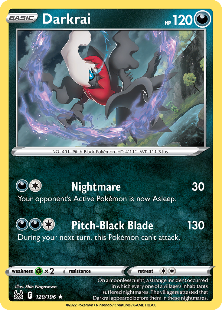 Darkrai — Lost Origin #120 / 196