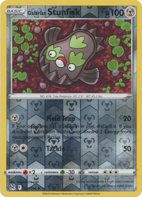 Galarian Stunfisk — Lost Origin #127 / 196