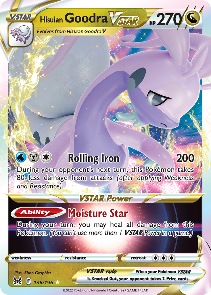 Hisuian Goodra VSTAR — Lost Origin #136 / 196