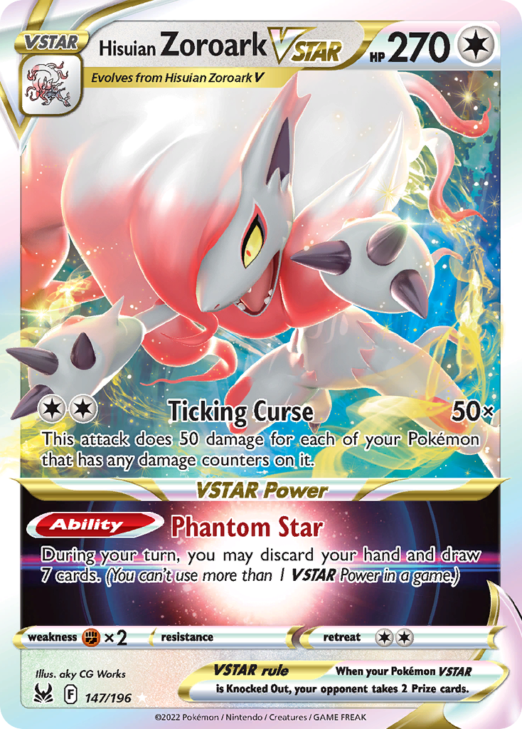 Hisuian Zoroark VSTAR — Lost Origin #147 / 196