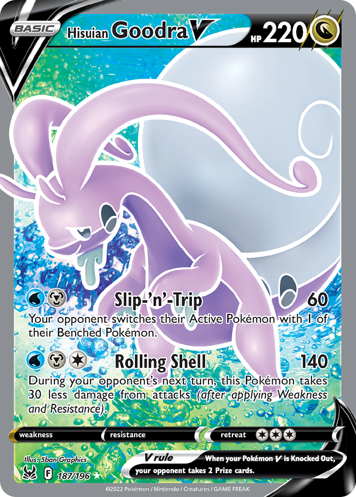 Hisuian Goodra V — Lost Origin #187 / 196