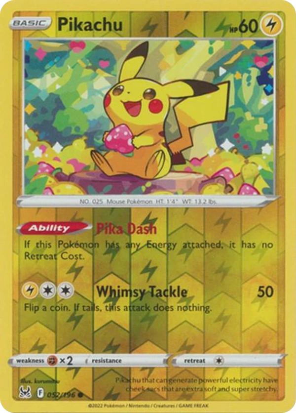 Pikachu — Lost Origin #052 / 196