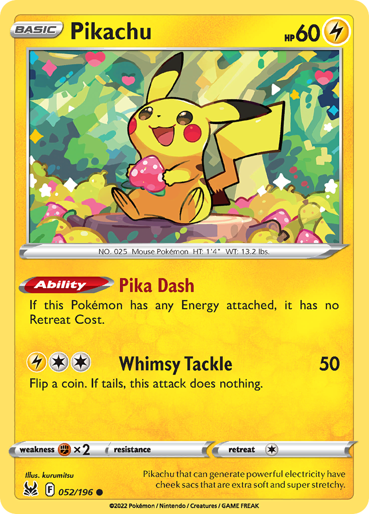 Pikachu — Lost Origin #052 / 196